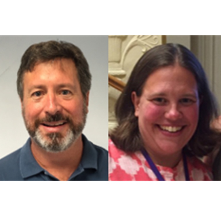 This is a photo of Prof Fuqua and Jen G.