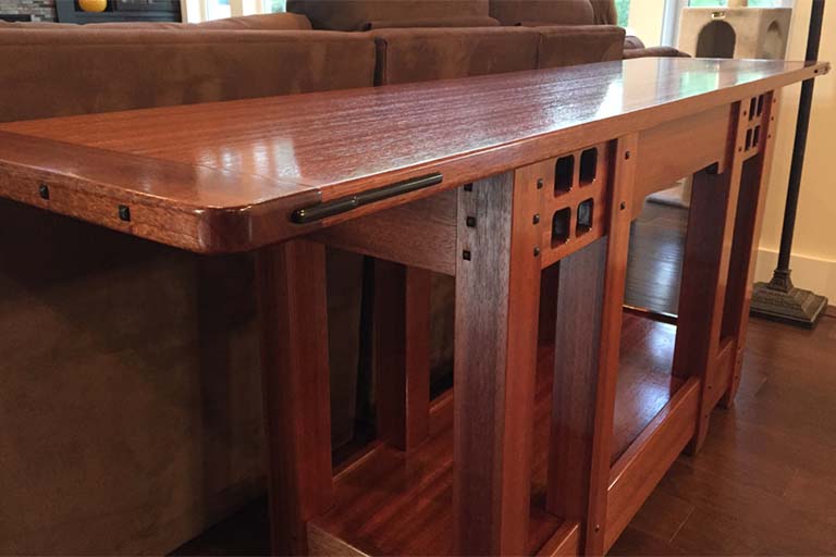 Sofa table.